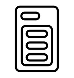 Anti Drop Case Phone Icon Outline