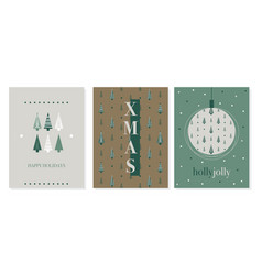 Modern Christmas Cards Templates Posters