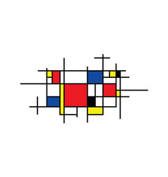 Piet Mondrian Style