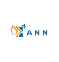 Ann Credit Repair Accounting Logo Design On White