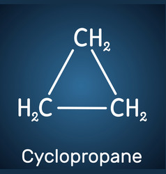 Cyclopropane Cycloalkane Molecule Is Anaesthetic