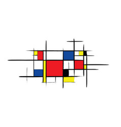 Piet Mondrian Style