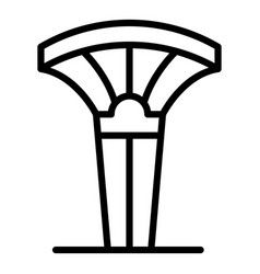 Singapore Street Light Icon Outline