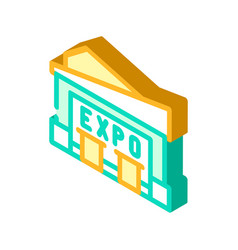 Expo Center Isometric Icon