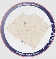 Map Walton County In Georgia