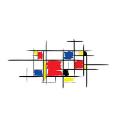 Piet Mondrian Style