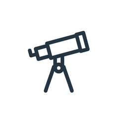 Telescope Icon Editable Stroke