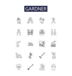 Gardner Line Icons And Signs