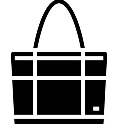 Tote Bag Woman Glyph Icon