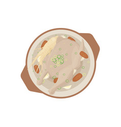 Delicious Samgyetang On A Bowl