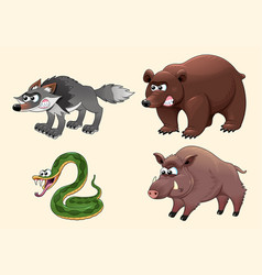 Funny Angry Forest Animals