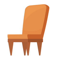 Big Back Chair Icon Cartoon Sofa Comfort