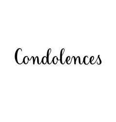 Condolences Handwritten Condolence Message