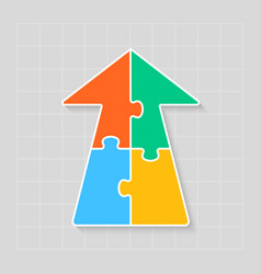 Diagram Infographic Timeline Arrow Puzzle Jigsaw