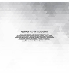 Gray Abstract Triangles Background Eps 10