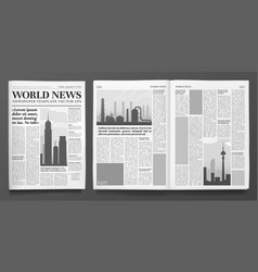 Business Newspaper Template Financial News