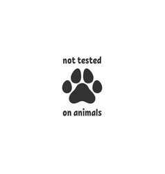 Cruelty Free Label Not Tested On Animals Stamp