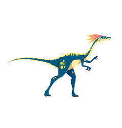 Cartoon Compsognathus Dinosaur Comical Character