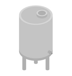 Milk Beverage Cistern Icon Isometric Style