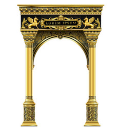 Classic Arch With Golden Griffins