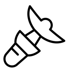 Earplug Construction Icon Outline Ear