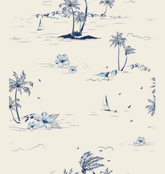 Palm Island Beach Print