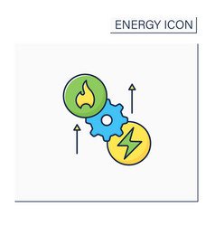 Thermoelectric Generator Color Icon