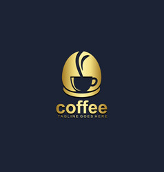 Coffee Cup Gold Company Logo