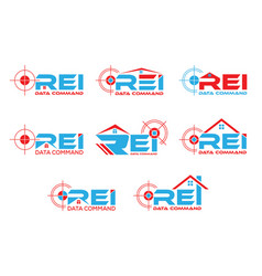 Initial Letter Rei Or Real Estate Logo Design