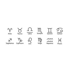 Zodiac Symbols Icon