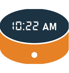 Alexa Clock Smart Speaker Icon Glyph Style Eps