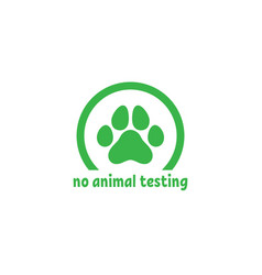 Cruelty Free Label Not Tested On Animals Stamp