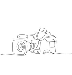 Movie Camera One Line