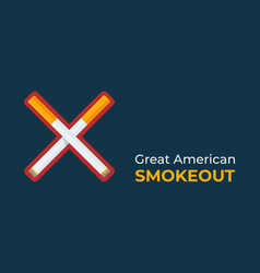 Smokeout Day Banner In November The Great