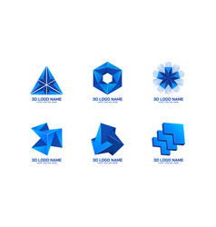 3d Modern Logo Template Collection