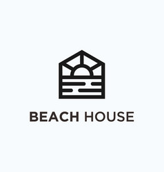 Beach House Logo Design