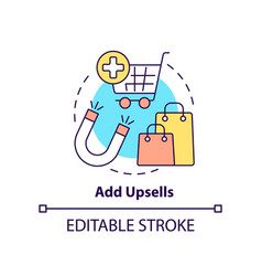 Add Upsells Concept Icon