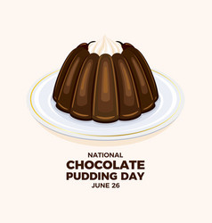 National Chocolate Pudding Day Poster