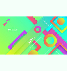 Dark Colorful Vibrant Vivid Geometric Shapes