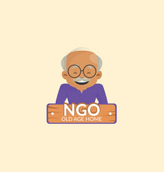 Ngo Old Age Home Mascot Logo