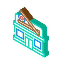 Sushi Restaurant Isometric Icon