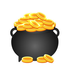 Cauldron With Gold Coins For St Patricks Day1