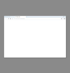 Internet Web Browser Window Interface Mockup
