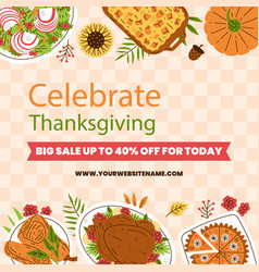 Thanksgiving Celebration Posts Set