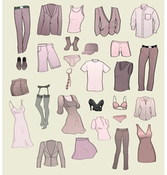 Clothing templates Royalty Free Vector Image - VectorStock