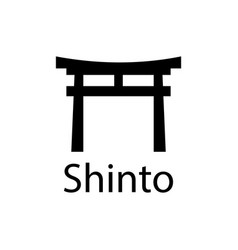 Shinto Religious Symbol Icon