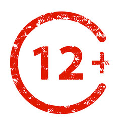 Mark Rubber Stamp 12 Age Limit