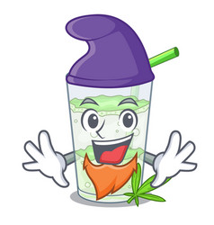 Elf Fresh Lassi Bhang In Glas Cartoon