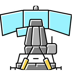 Racing Simulator Cockpit Color Icon