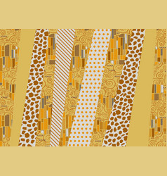 Geometric Pattern Klimt Background